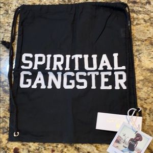 NWT Spiritual Gangster Varsity Cinch Bag
